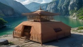 黄油相机制作旅行照片文字叠加效果，展示户外风景照片加上优雅字体排版的成品效果